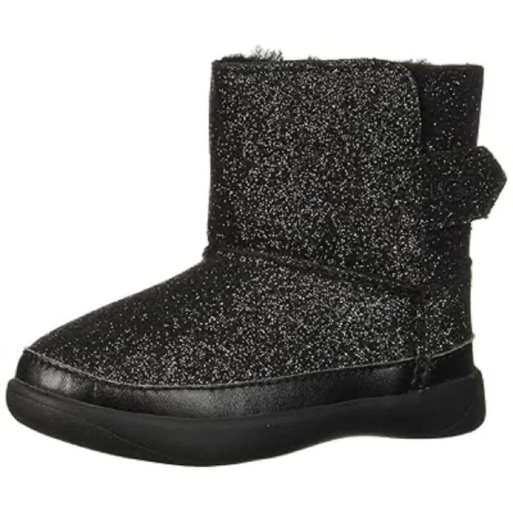 UGG Kids Keelan Glitter Black Bootie Infant Toddler Size 6 1104652T‎